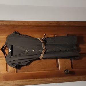 Large dress with belt